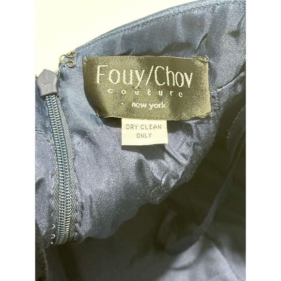 Fouy/Chov Couture New‎ York Sweetheart Neck Mini Formal Cocktail Dress Blue 8 - Picture 2 of 14